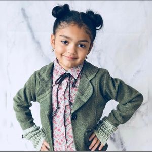 Papo d anjo girls floral shirt size 8